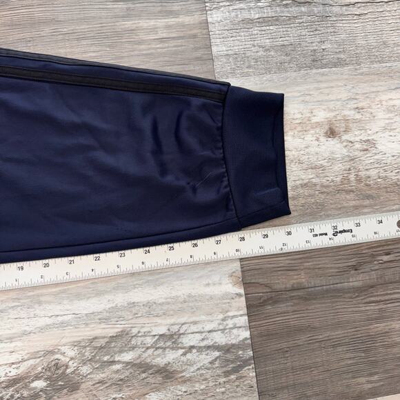 Adidas Primegreen Blue Black 3 Stripes Mens L Tapered Jogger Track Pants‎ Sporty - Picture 6 of 10